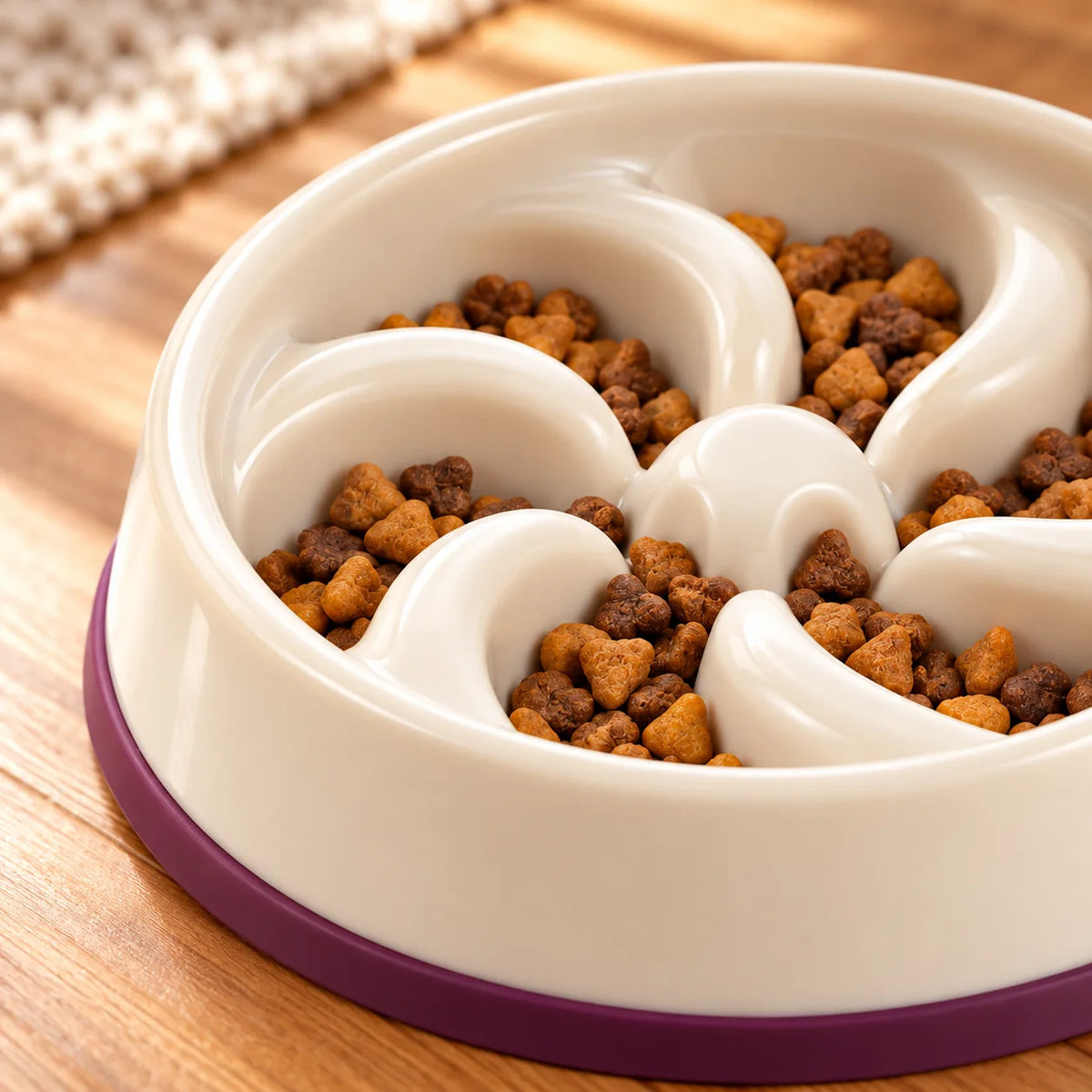 Slow-Feed Petal Bowl — detail