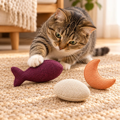 Catnip Toy Trio — function