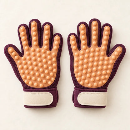 Grooming Glove Pair — package contents