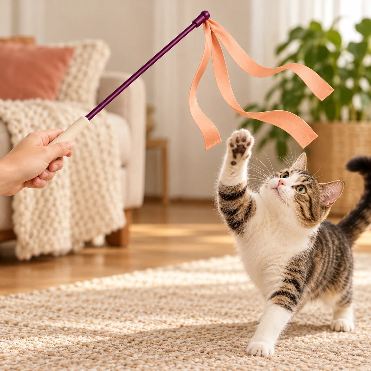 Ribbon Teaser Wand — function