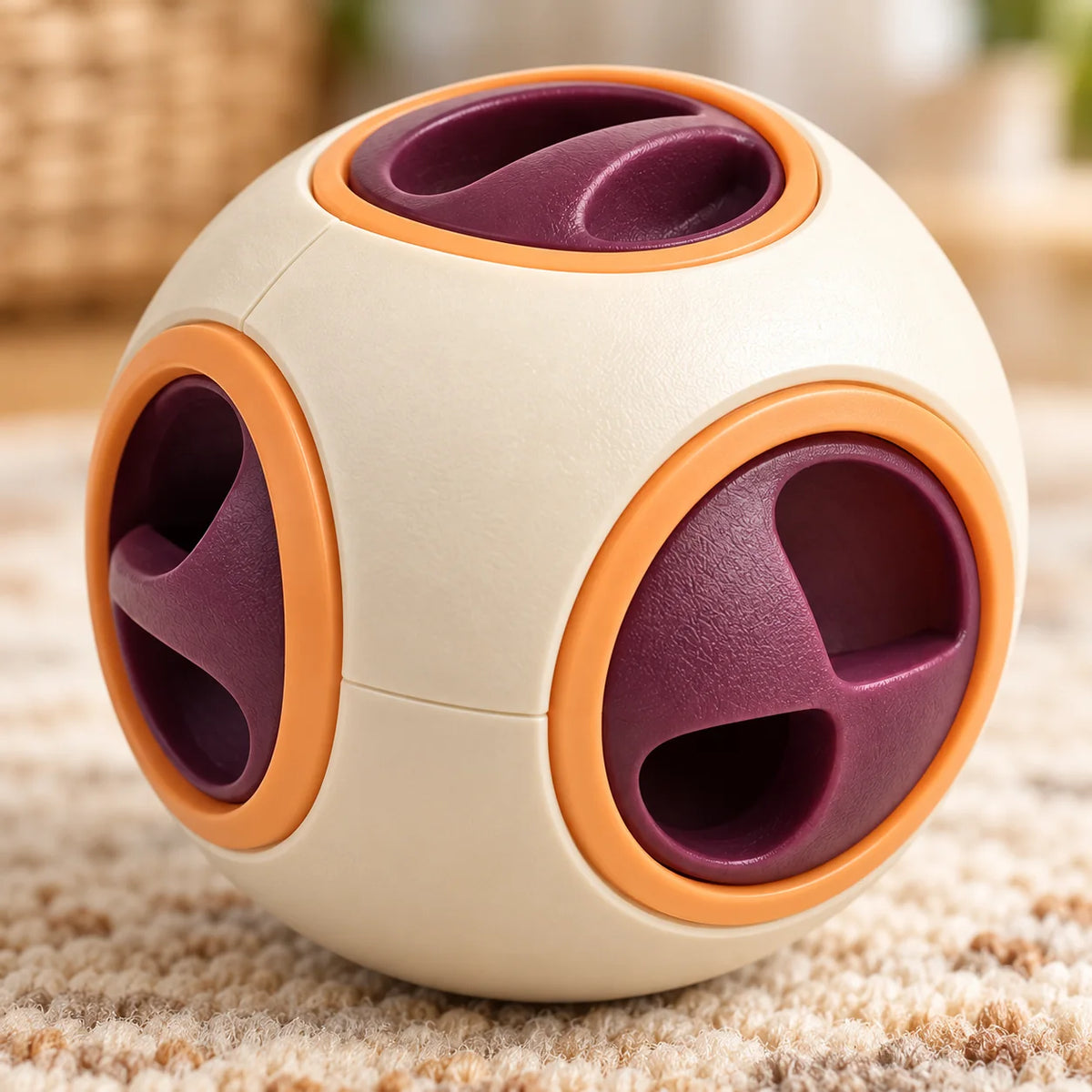 Rolling Treat Ball — detail